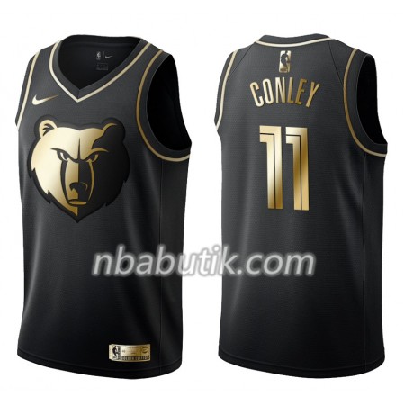 NBA Mænd Trøje Memphis Grizzlies Mike Conley 11 Nike Sort Golden Edition Swingman NBA Mænd Trøje Memphis Grizzlies Mike Conley 11 Nike Sort Golden Edition Swingman